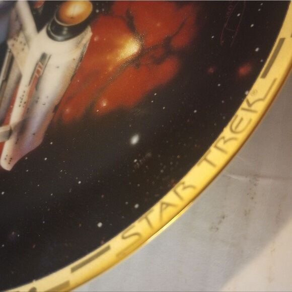 Star Treck Voyagers Collection Plates #3015P And 01438 - Picture 4 of 9